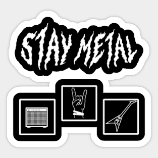 Metal Music Sticker